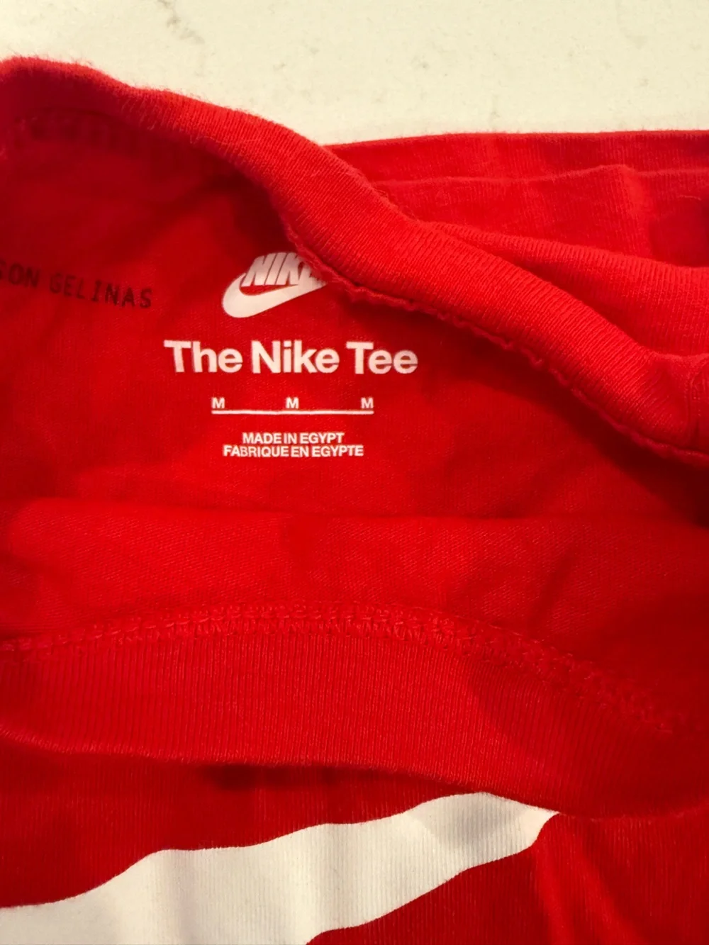 Nike Youth Medium Graphoic T-Shirt Bundle Lot Of 2 Grey And Red